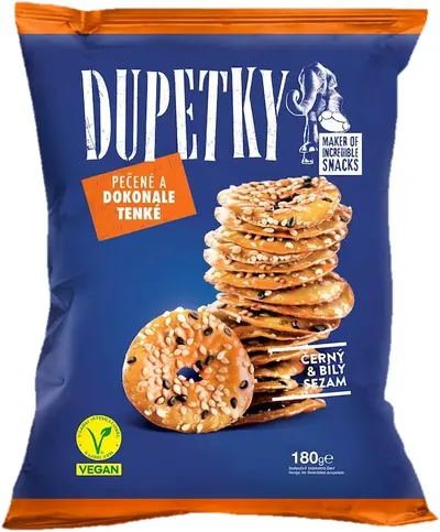 Dupetky Černý a bílý sezam MAXI