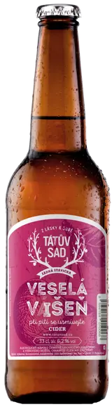Tátův sad Cider višňový