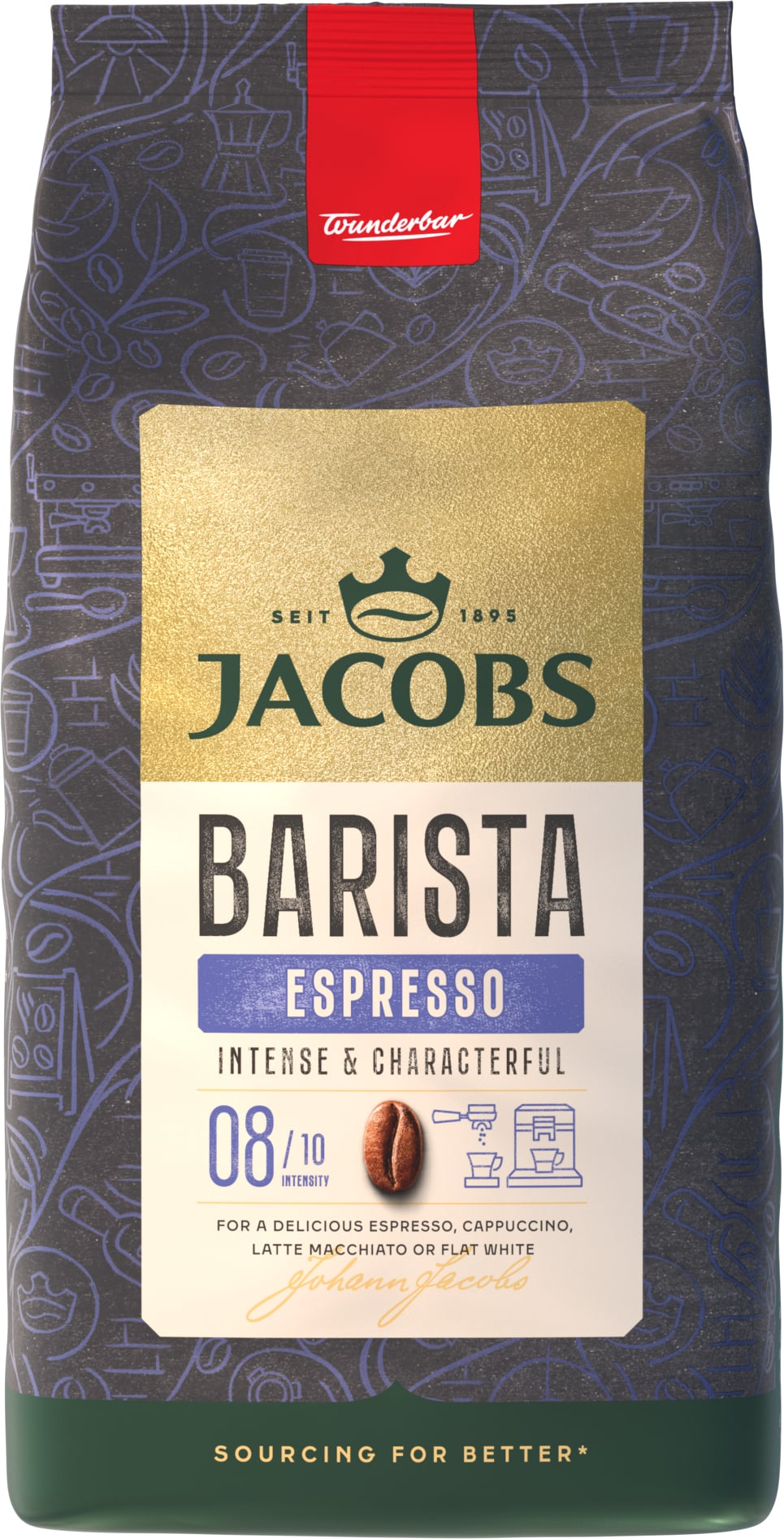 Jacobs Barista Espresso zrnková káva
