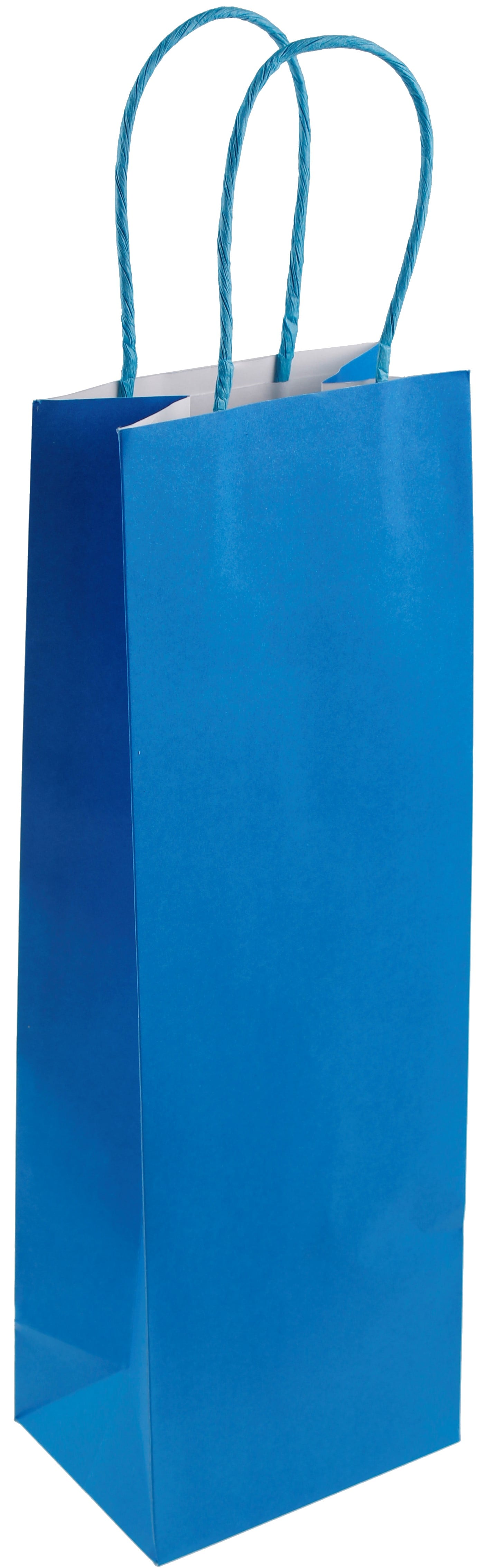 Dárková papírová taška modrá, 36×12×9 cm
