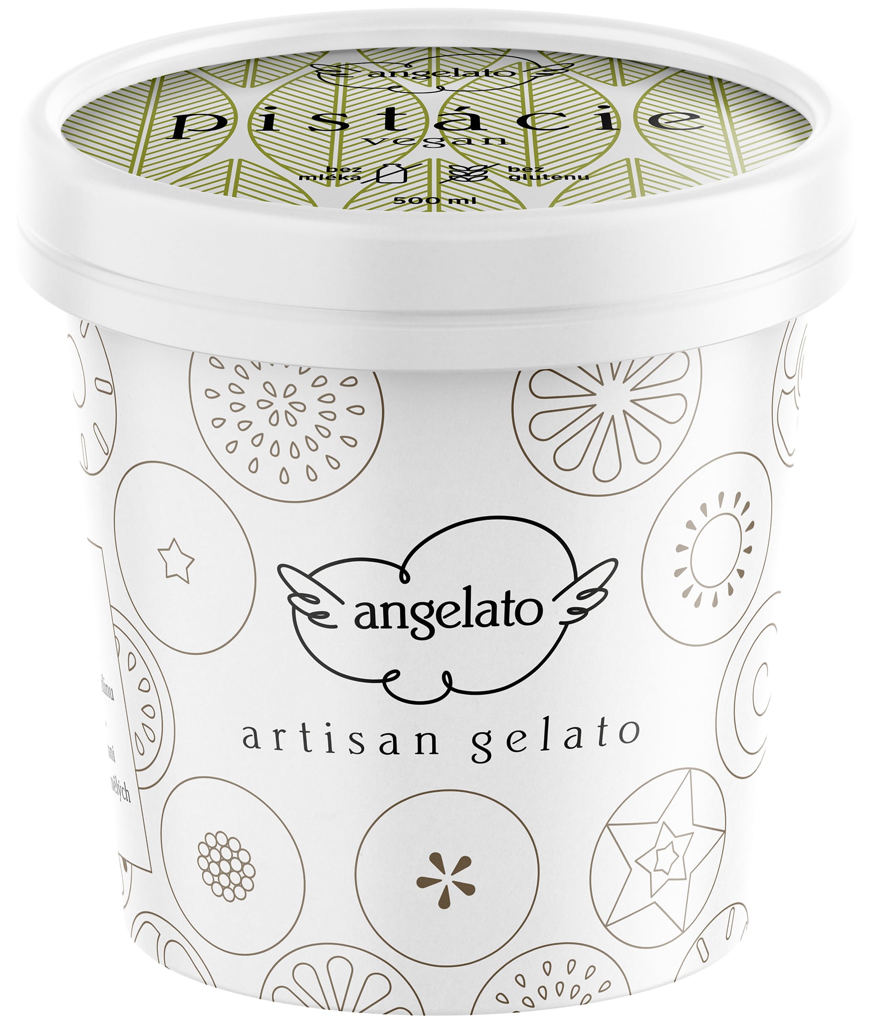 Angelato Zmrzlina veganská pistácie