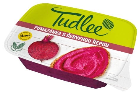 Tudlee pomazánka s červenou řepou