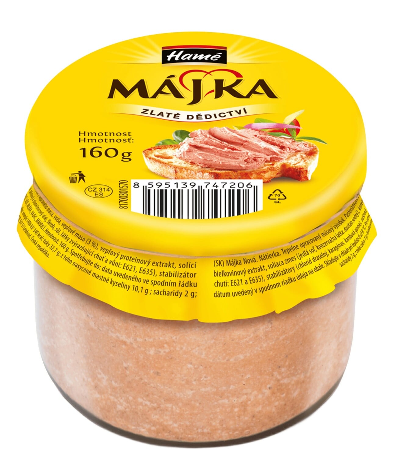 Hamé Májka ve skle