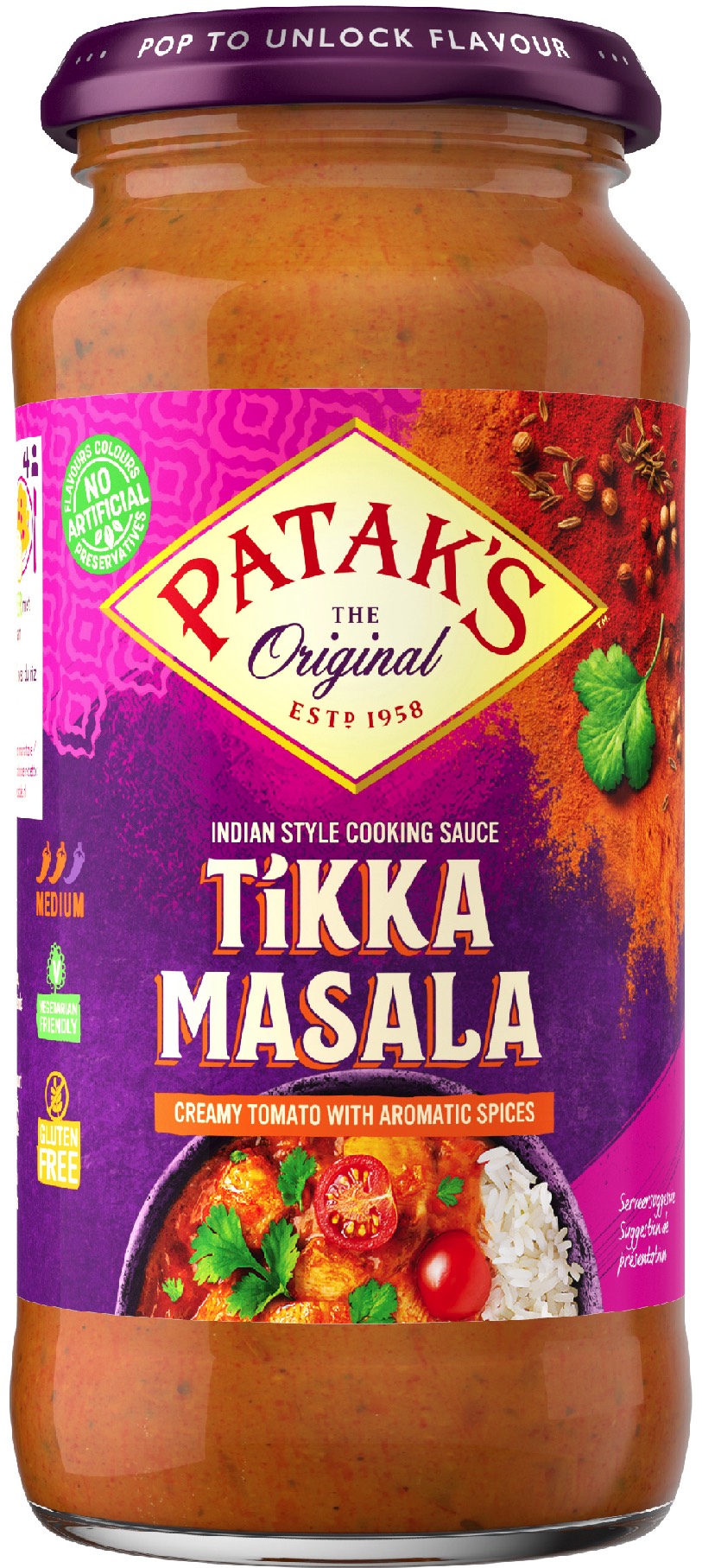 Patak's Tikka masala kari omáčka