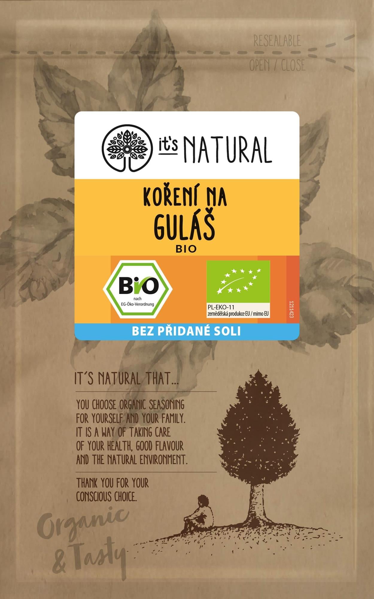 It´s Natural BIO Koření na guláš