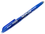 Pilot FriXion Ball F, modrý gelový gumovací roller, šířka stopy 0,25 mm, šířka hrotu 0,5 mm