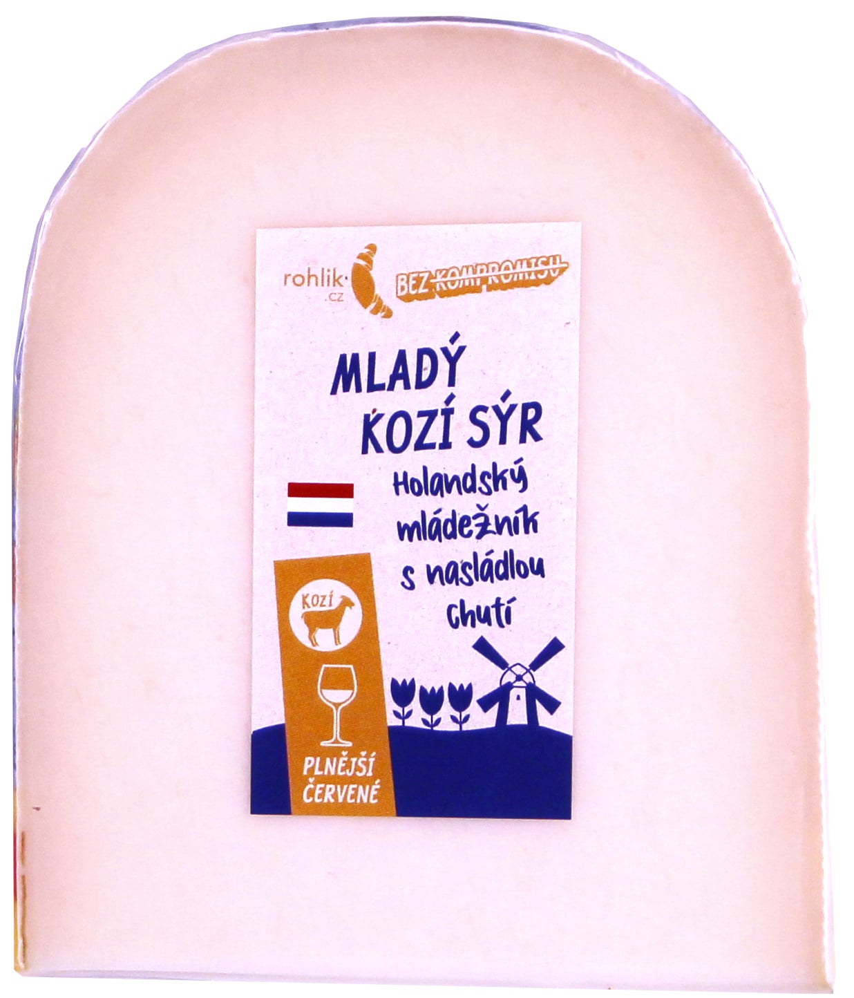 Mladý kozí sýr výkroj