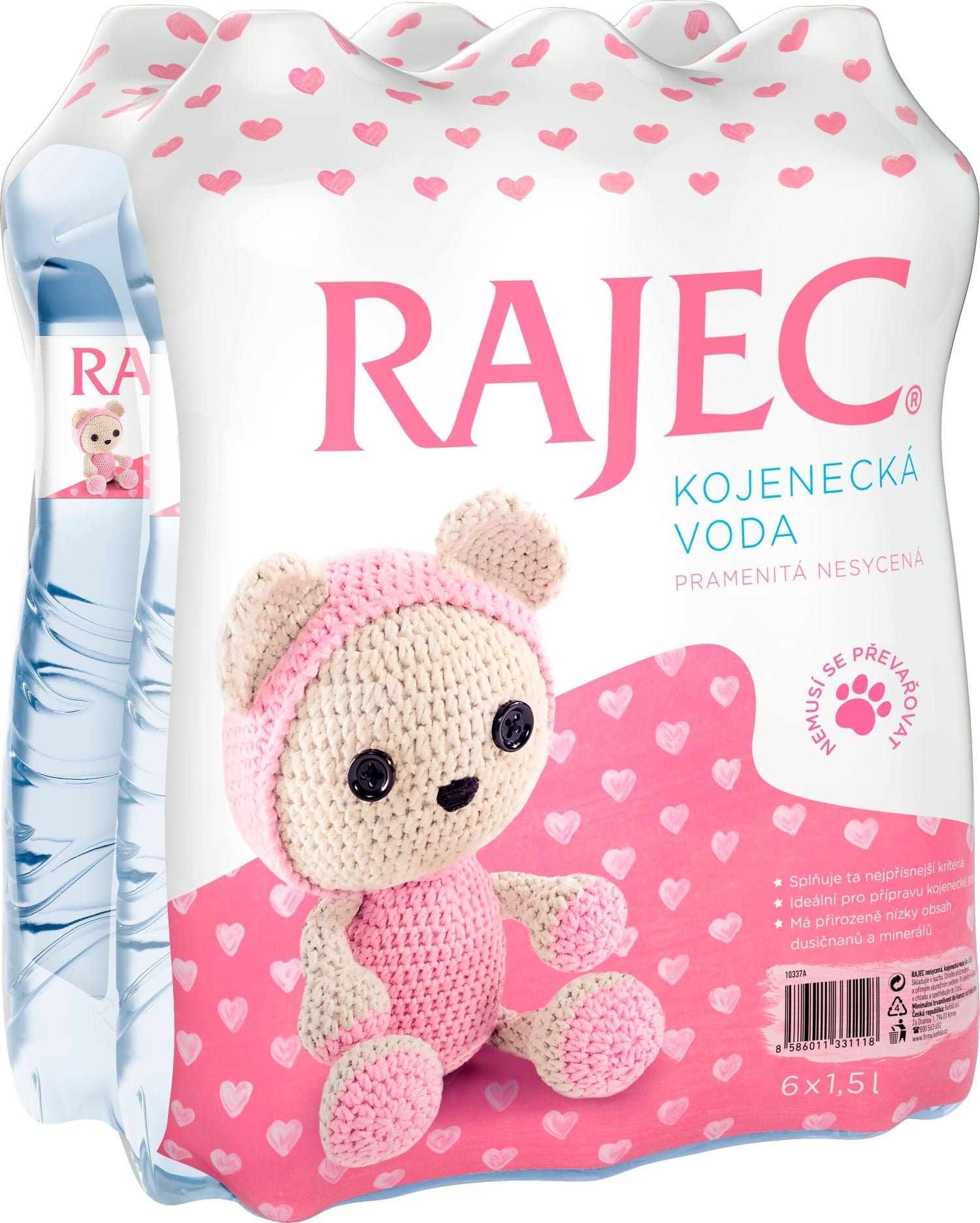 Rajec Kojenecká voda (6×1,5l)