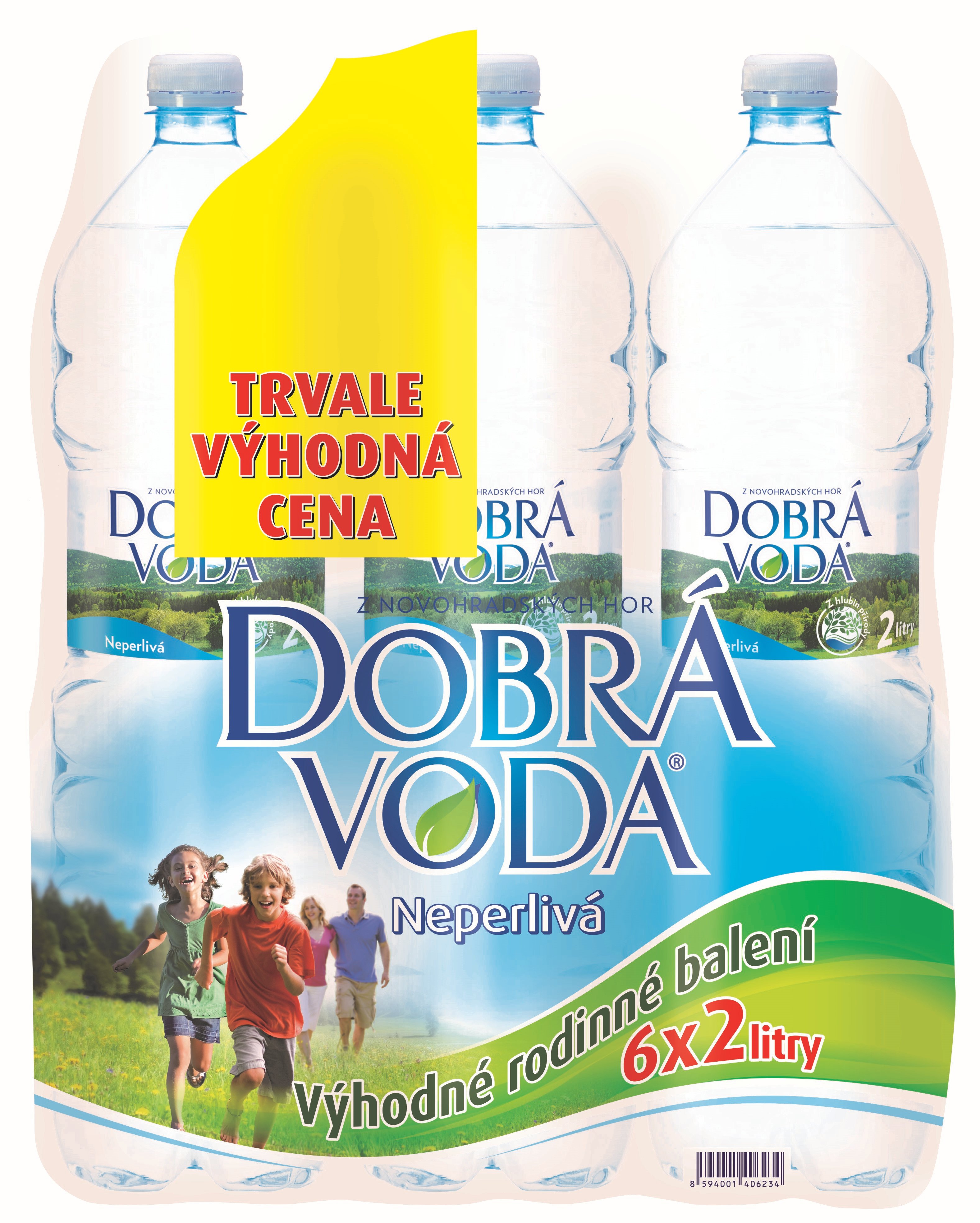 Dobrá voda Přírodní neperlivá (6×2 l)