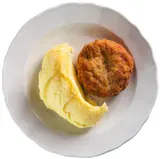Holandský řízek se šťouchanými brambory z Kantýny