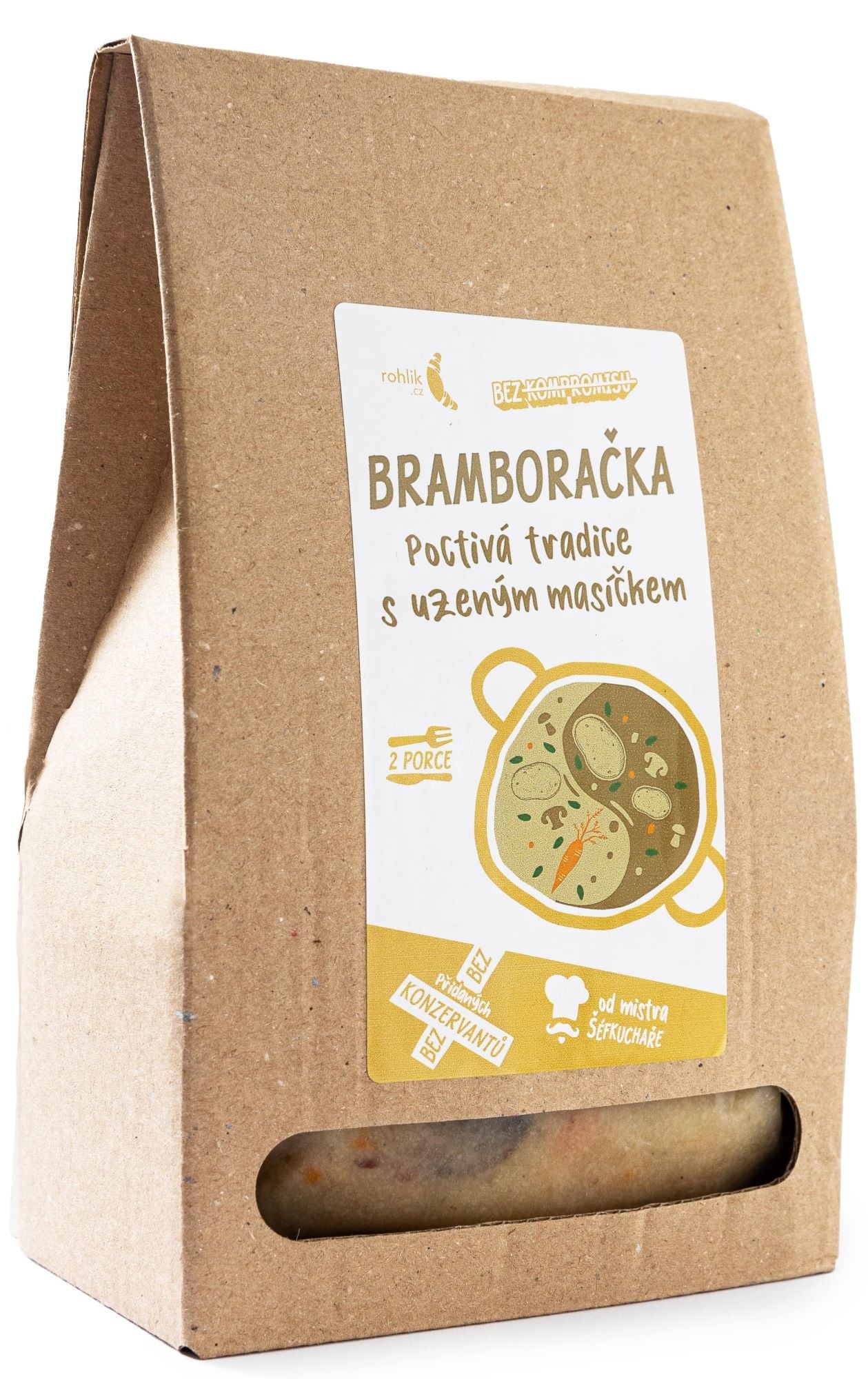Bramboračka s uzeným