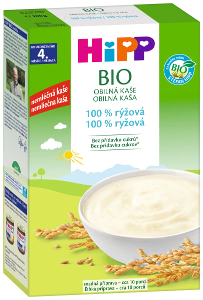 HiPP BIO Obilná kaše 100% rýžová
