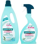 Sanytol Dezinfekce čistič podlahy & plochy 1 l + univerzální čistič 500 ml