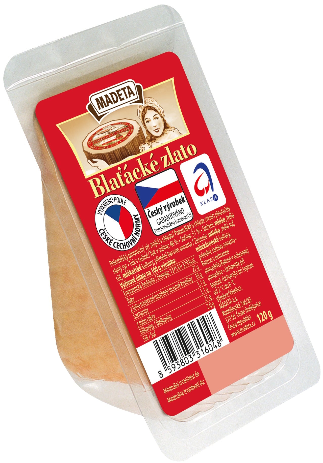 Madeta Blaťácké zlato 48%
