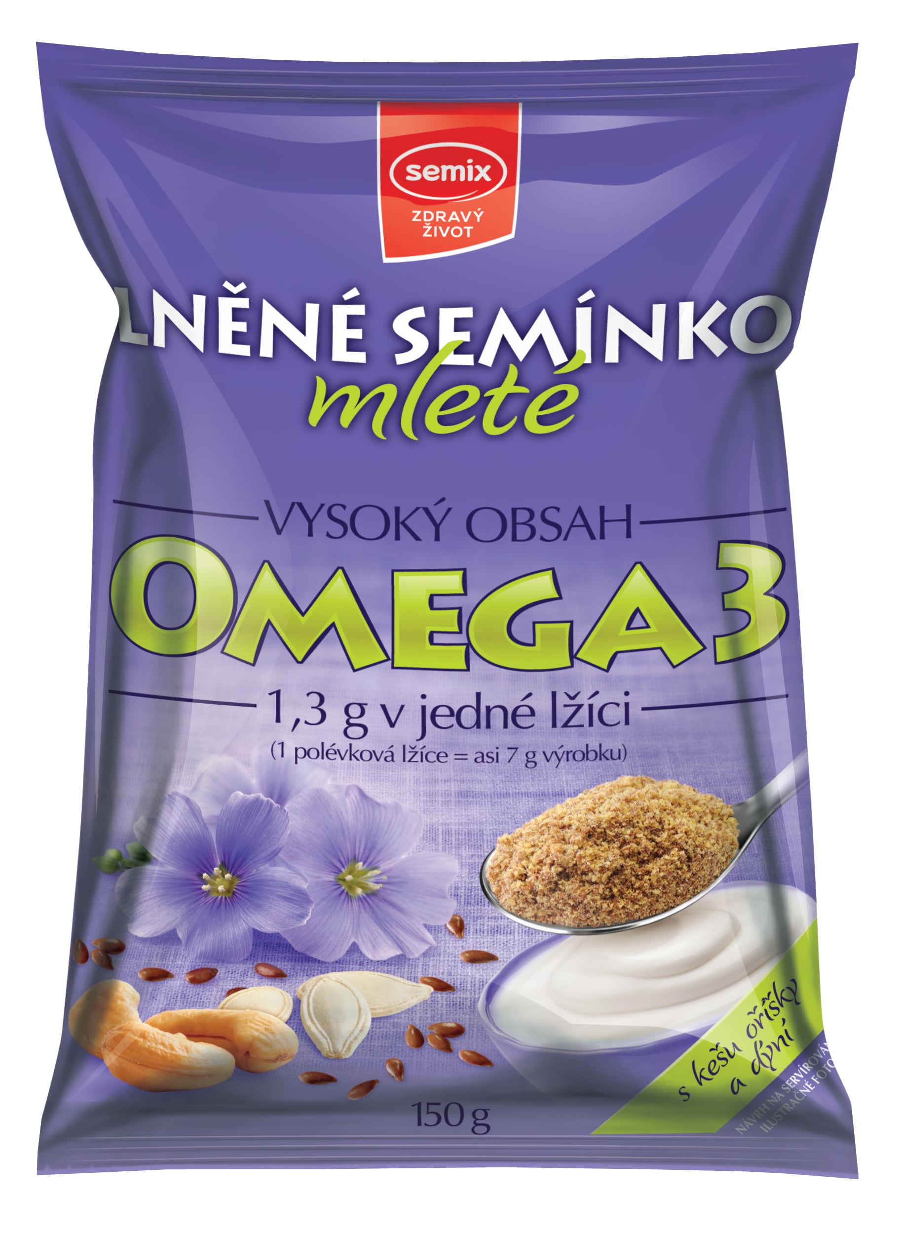 Semix Lněné semínko mleté ochucené