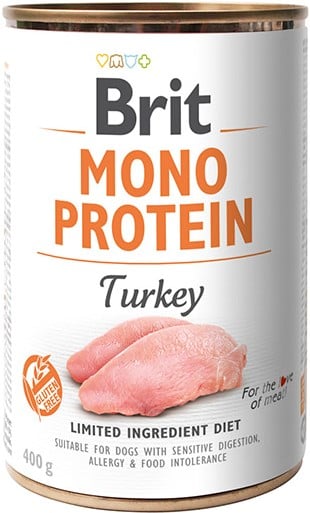 Brit Mono protein Konzerva pro psy – krůtí