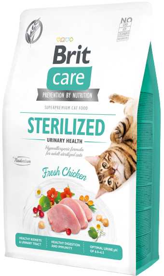 Brit Care Cat Sterilized Urinary Health Fresh Chicken pro kočky