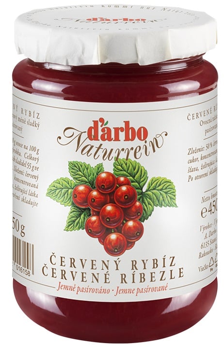 Darbo Džem červený rybíz