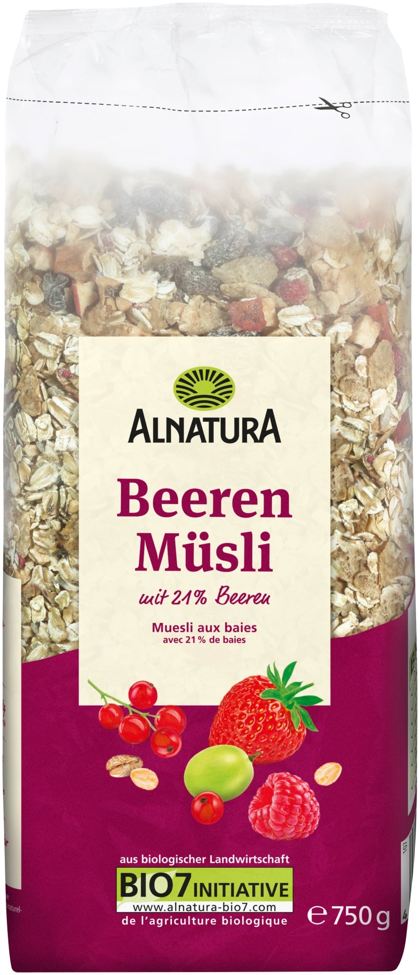 Alnatura BIO Müsli s bobulovitým ovocem