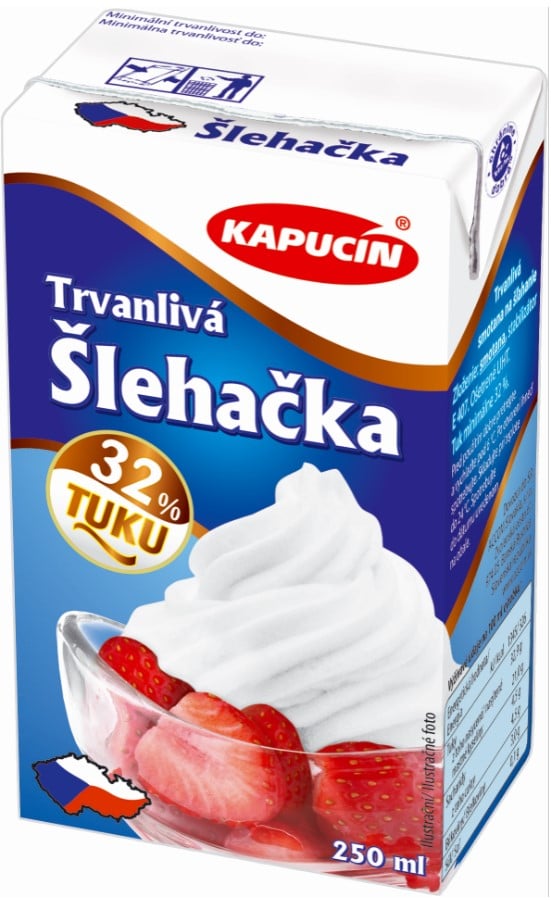 Kapucín Trvanlivá smetana ke šlehání