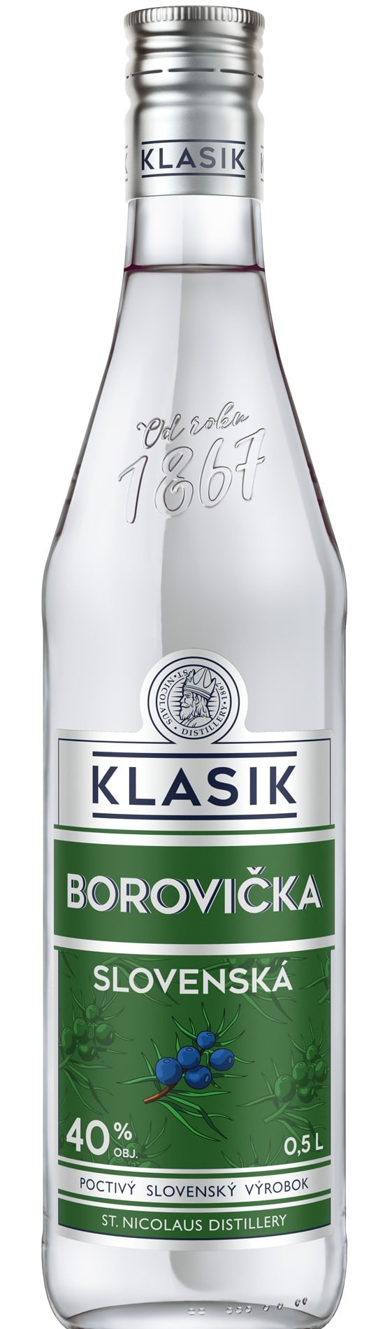 Klasik Slovenská borovička 40% obj.