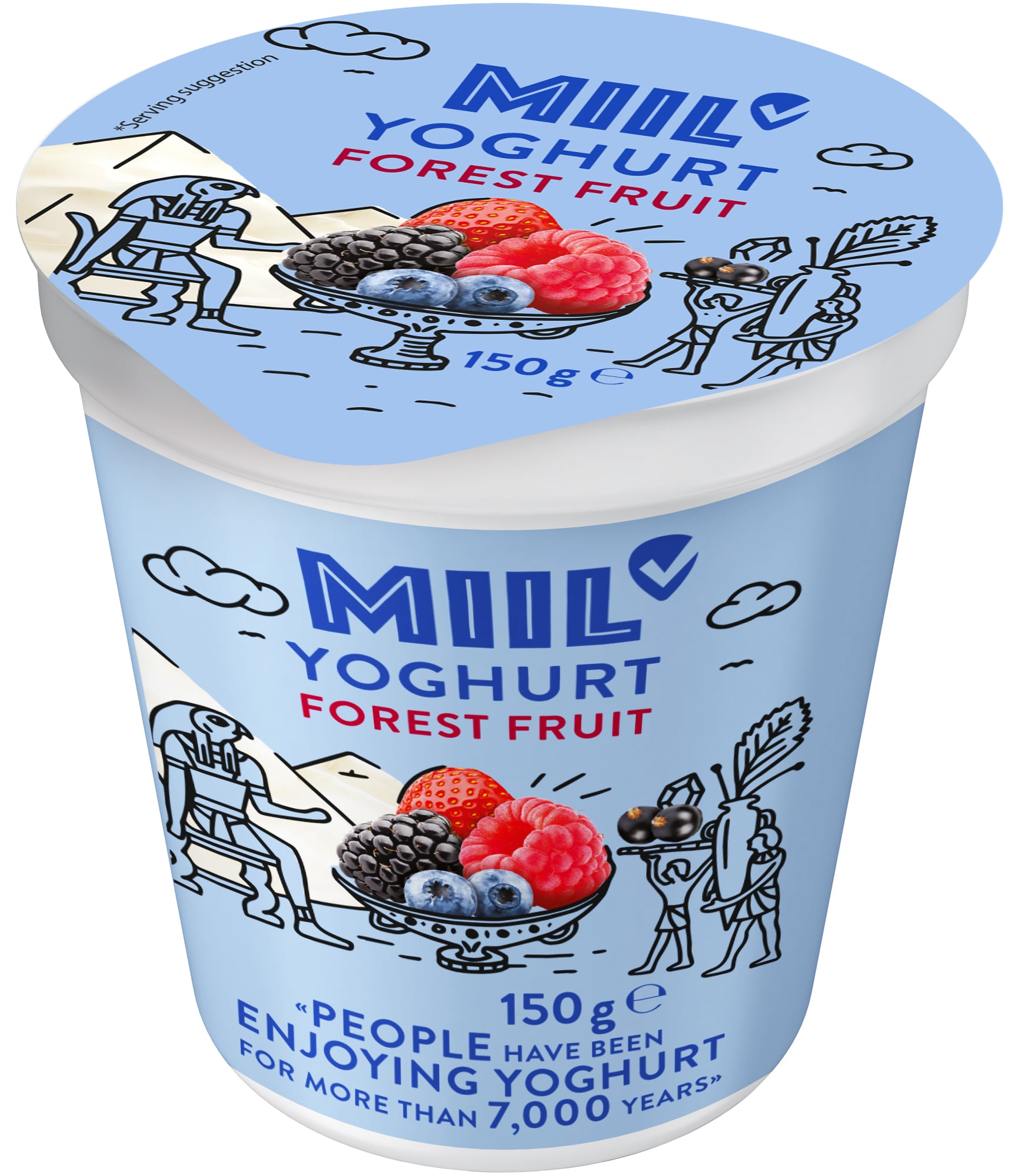 Miil Krémový jogurt lesní směs