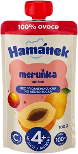 Hamánek Ovocná kapsička meruňka a jablko