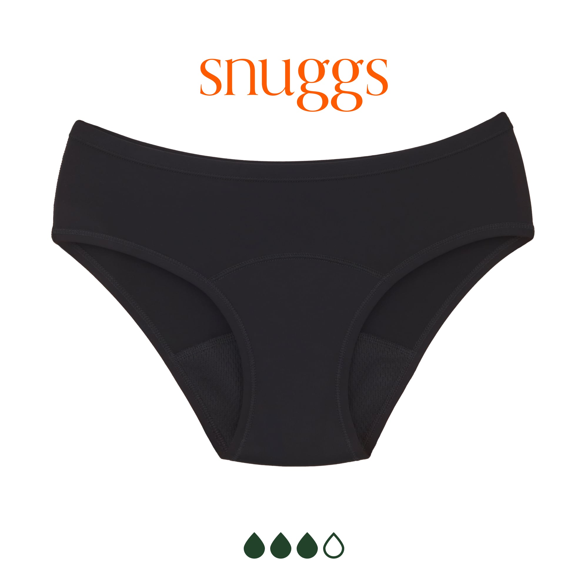 Snuggs Menstruační kalhotky S pro silnou menstruaci