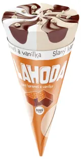Miamo Lahoda vanilka a slaný karamel kornout
