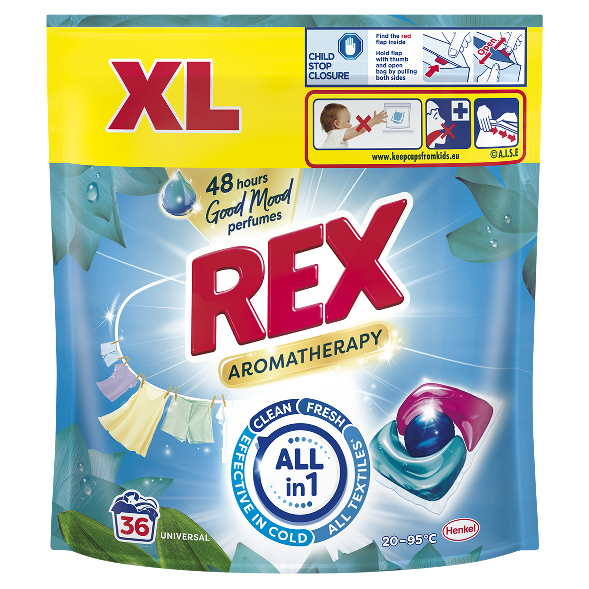 Rex Aromatherapy Lotus Universal prací kapsle