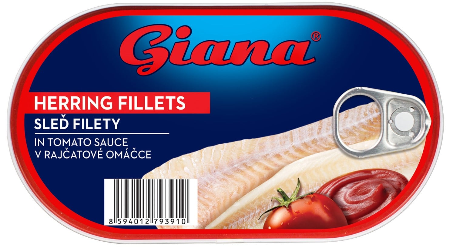 Giana Sleď filety v rajčatové omáčce