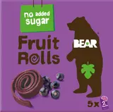 Bear Fruit Rolls ovocné rolované plátky černý rybíz 5×20 g