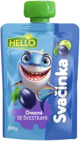 Hello Ovocná svačinka se švestkami kapsička