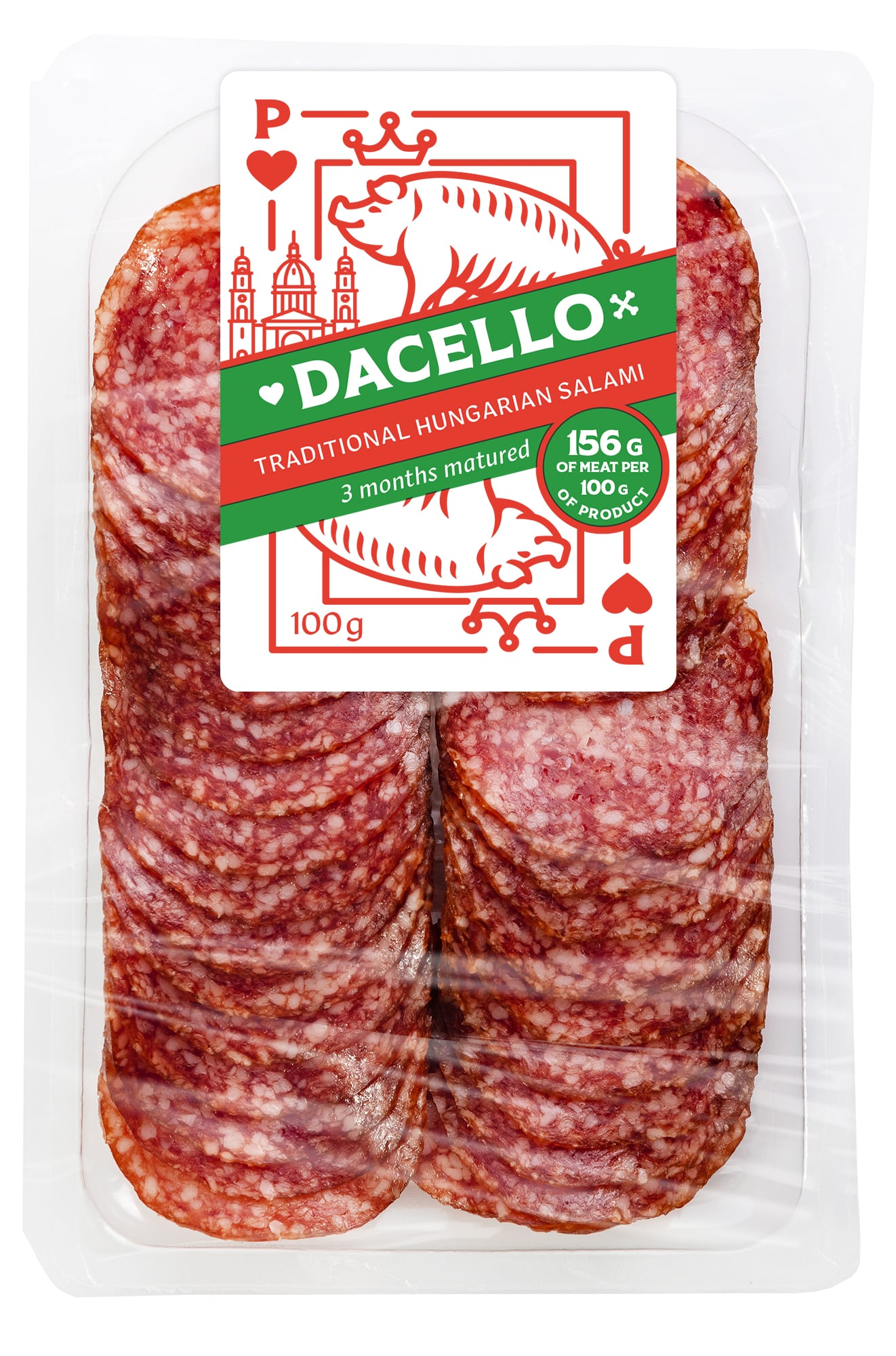 Dacello Uherský salám krájený