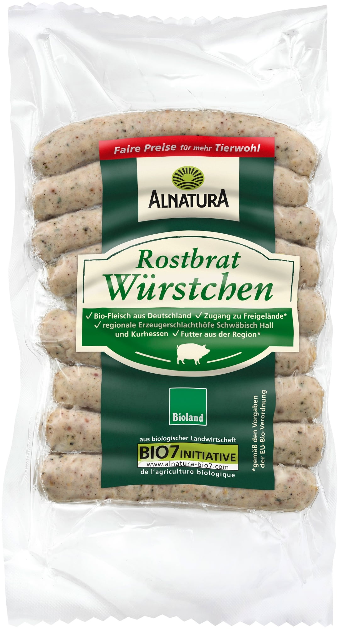 Alnatura BIO Bílá grilovací klobása