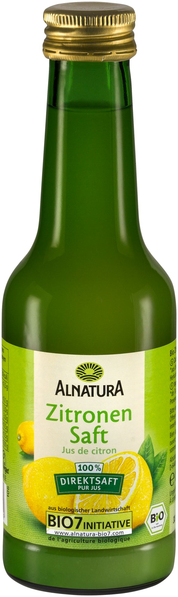 Alnatura BIO Citronová šťáva sklo