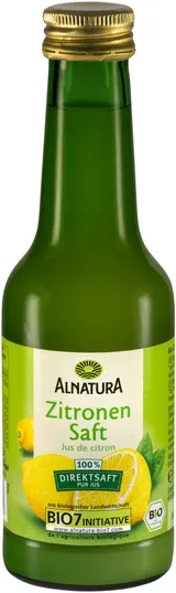 Alnatura BIO Citronová šťáva sklo