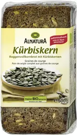 Alnatura BIO Celozrnný žitný chléb s dýňovými semínky
