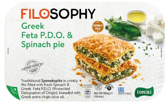 Filosophy Koláč s náplní ze špenátu a řeckého sýru feta CHOP