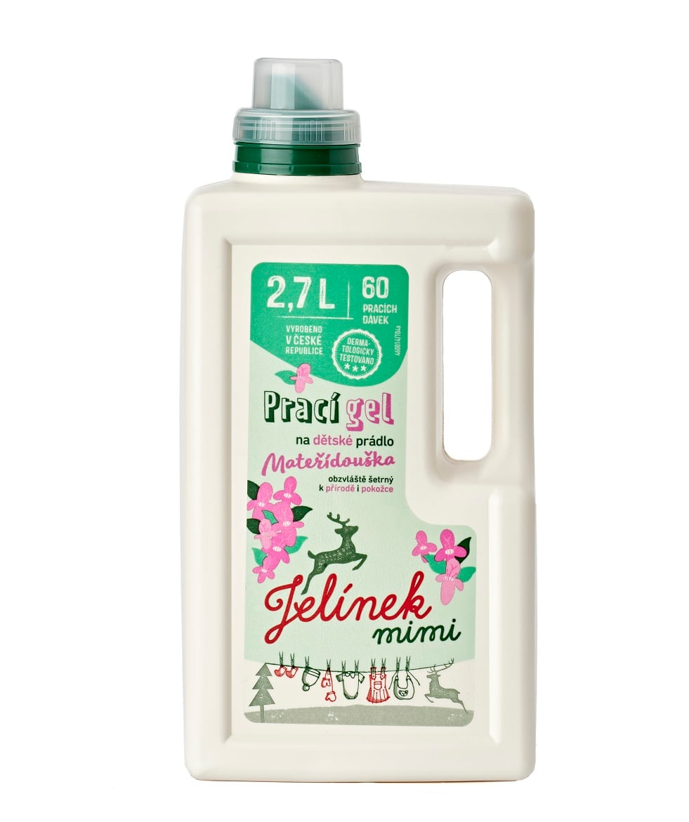 Jelínek Prací gel s vůní mateřídoušky (2,7 l)