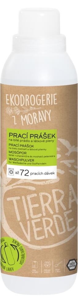 Tierra Verde Prací prášek na bílé prádlo a pleny (1,1 kg)