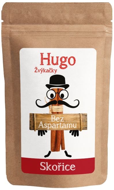 Hugo Žvýkačky bez aspartamu Skořice