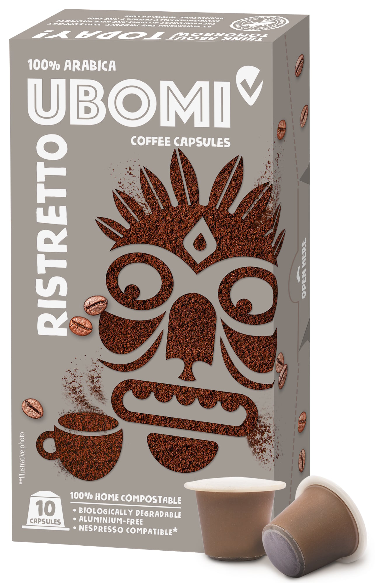Ubomi Ristretto 100% Arabica RFA kávové kapsle