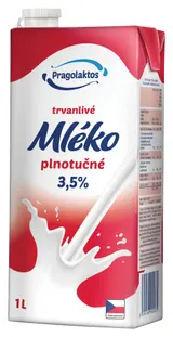 Pragolaktos Trvanlivé mléko 3,5% plnotučné