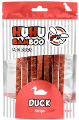 Huhubamboo sušené kachní proužky pro psy