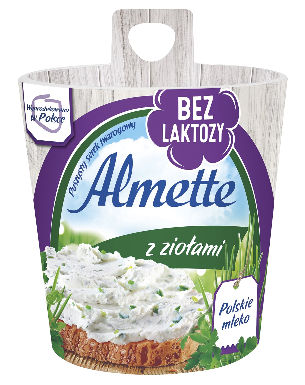 Almette Tvarohový sýr s bylinkami bez laktózy