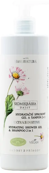 Manufaktura Extra jemný sprchový gel & šampon Sedmikráska – rodinné balení