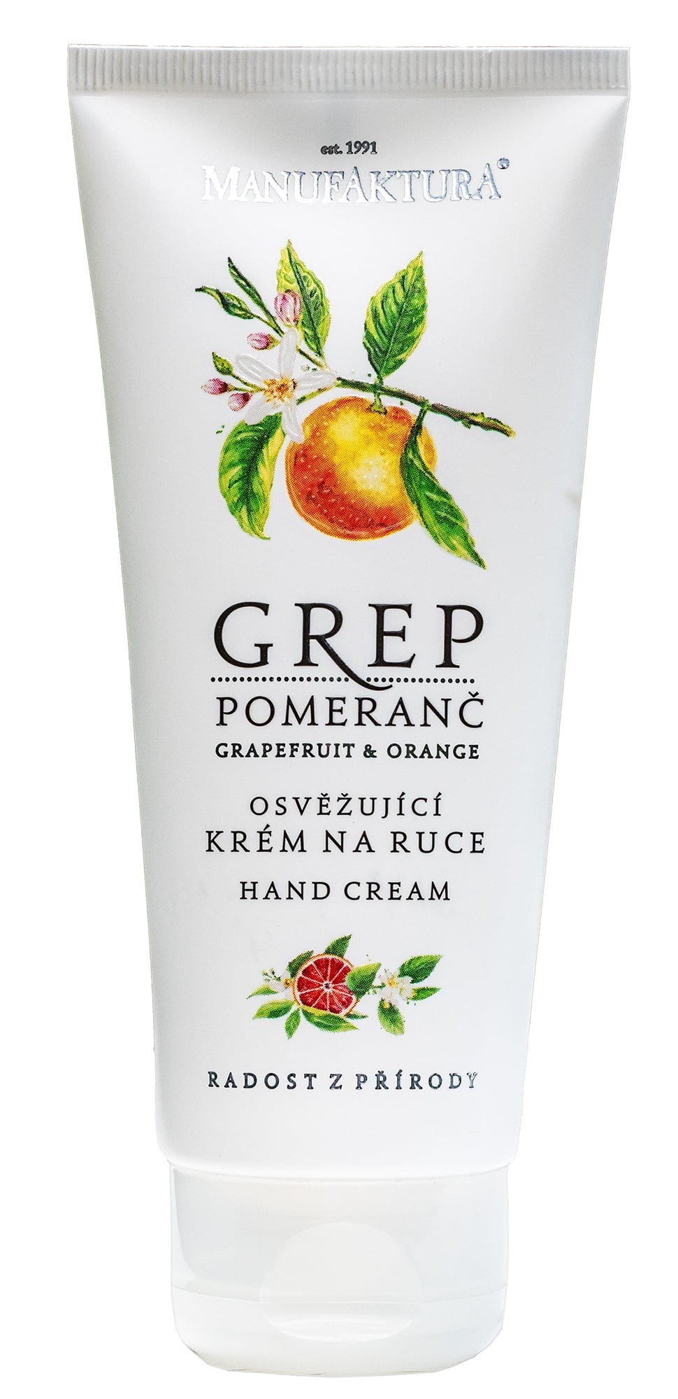 Manufaktura Osvěžující krém na ruce Pomeranč & Grep