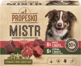 Propesko Mistr Filetky s hovězím a zvěřinou v omáčce pro psy (12×85 g)