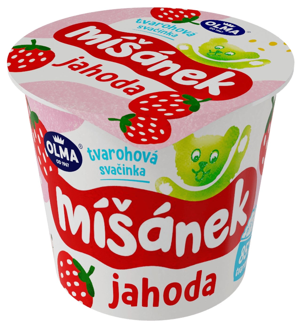 Olma Míšánek Tvarohová svačinka jahoda